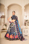 Exquisite Multi-Color Silk Lehenga Choli - Indian Ethnic Wear
