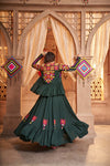 Green Lehenga Choli with Jacket