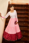 Georgette gown for party