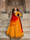 Mustard Yellow Party Gown