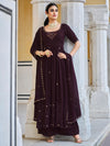 Purple Salwar suit for Party and festival