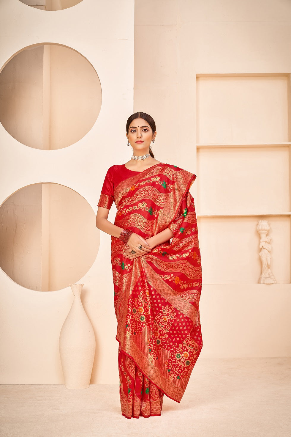 Buy Banarasi saree with Patola weaving