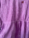 Purple Chikankari Short dress