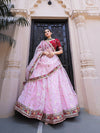 Pink Organza Lehenga Choli: A Timeless Indian Ethnic Beauty