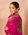Pink Palazzo and top with Dupatta