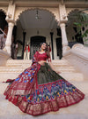 Mehndi green Lehenga at Gusto Village