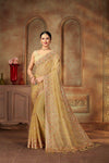 Gorgeous saree with multi thread embroidery